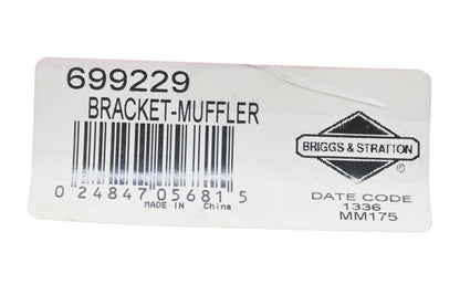 New OEM Briggs & Stratton 699229 Muffler Bracket NOS