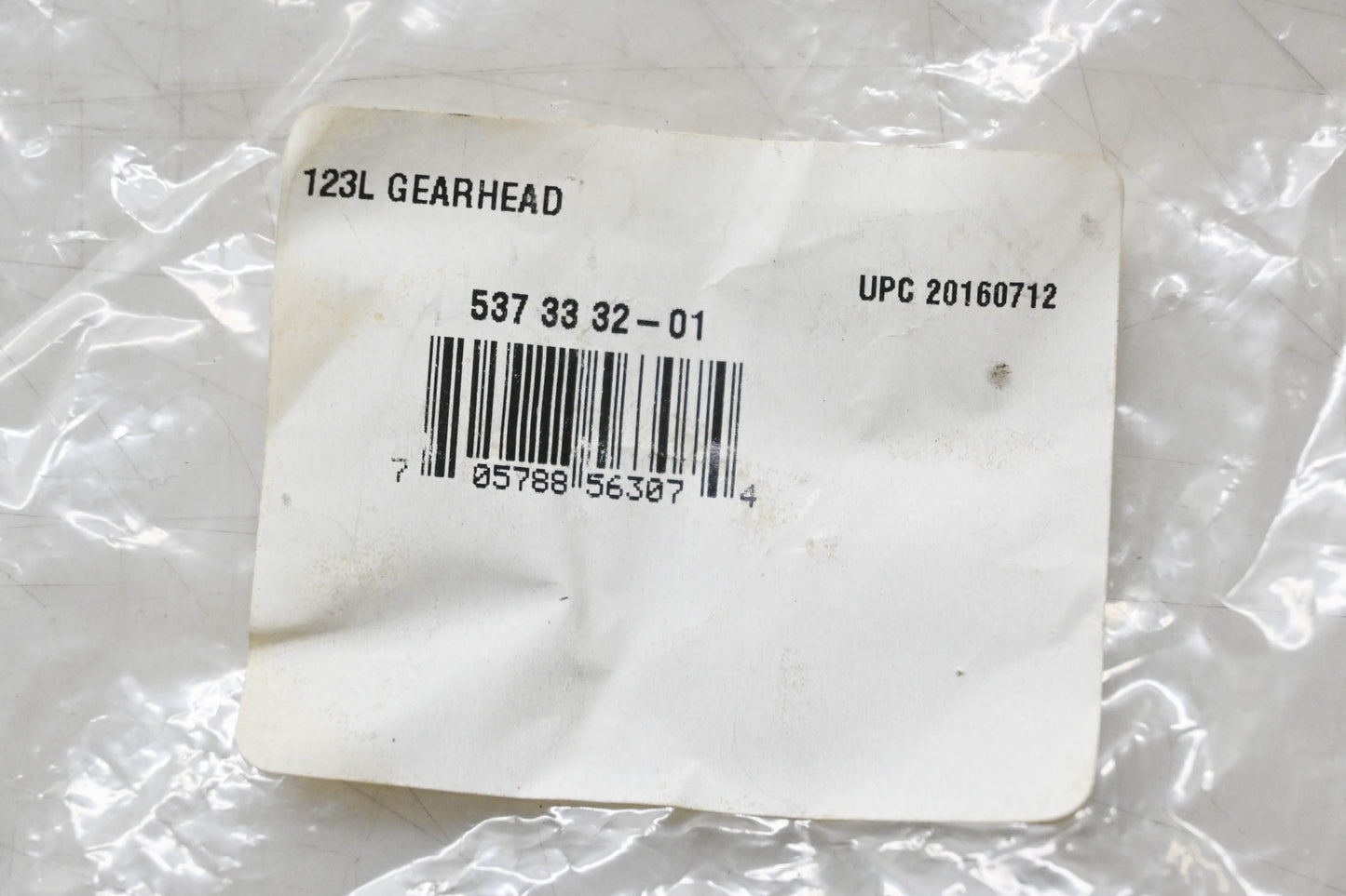 New OEM Husqvarna 5373337, 87460517 Gear Head NOS