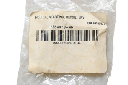 New OEM Husqvarna 532 43 18-46, 532431846 Module Starting Recoil NOS