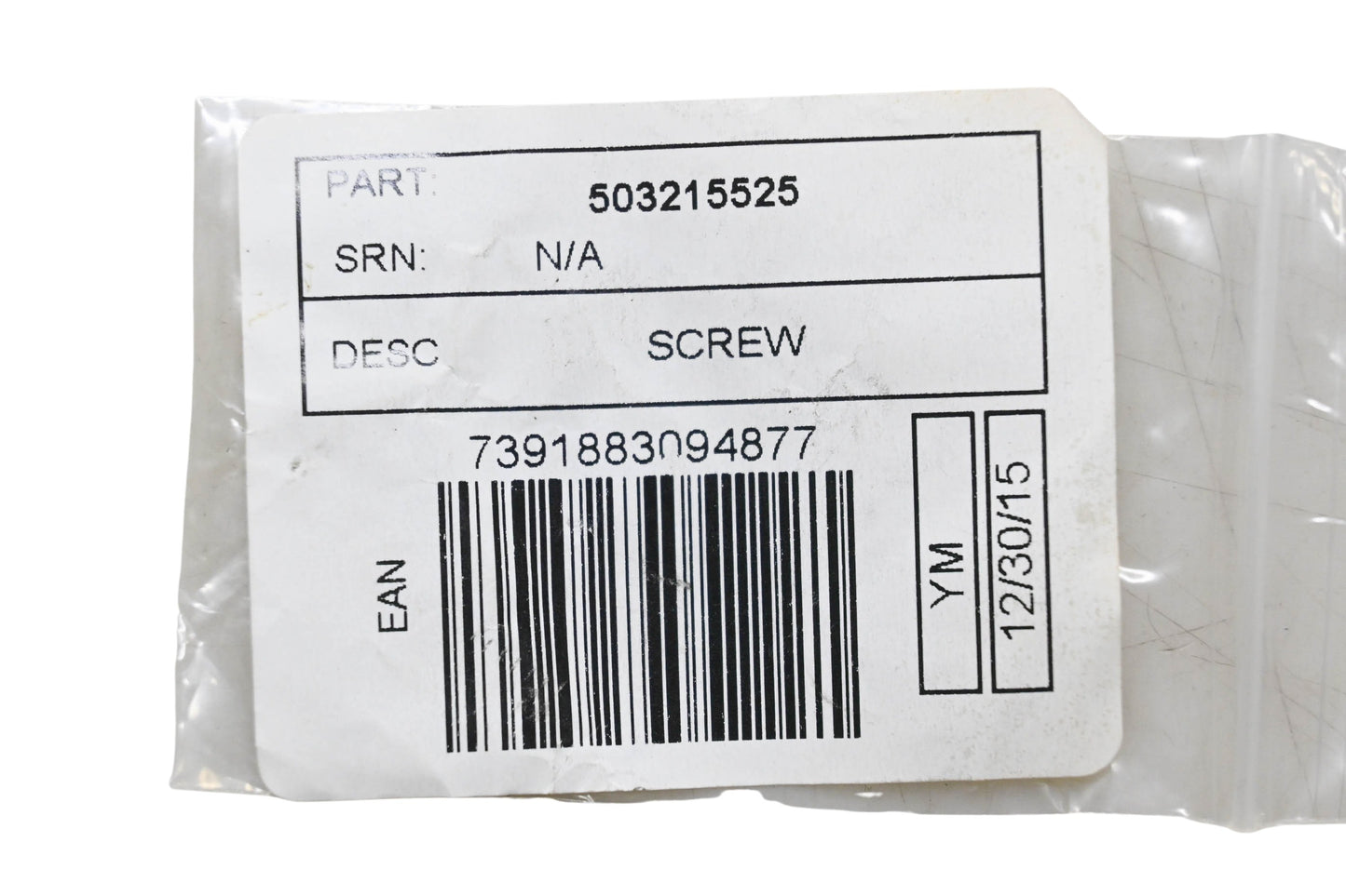 New OEM Husqvarna 503215525 Screws Qty 2 NOS