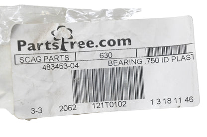 Scag 483453-04 Plastic Bearing NOS