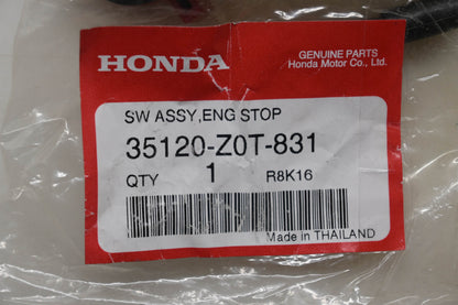 New OEM Honda 35120-Z0T-831 Engine Stop Switch NOS