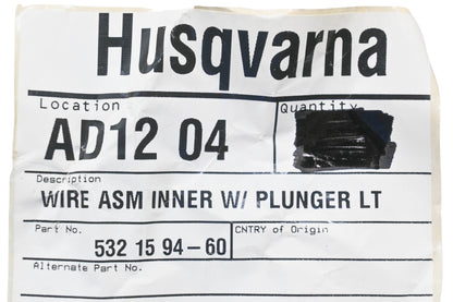 New OEM Husqvarna 532 15 94-60, 532159460 Washer Assembly Inner Spring NOS