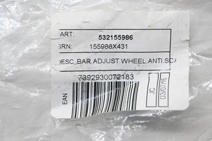New OEM Husqvarna 532155986 Wheel Adjuster Bar NOS