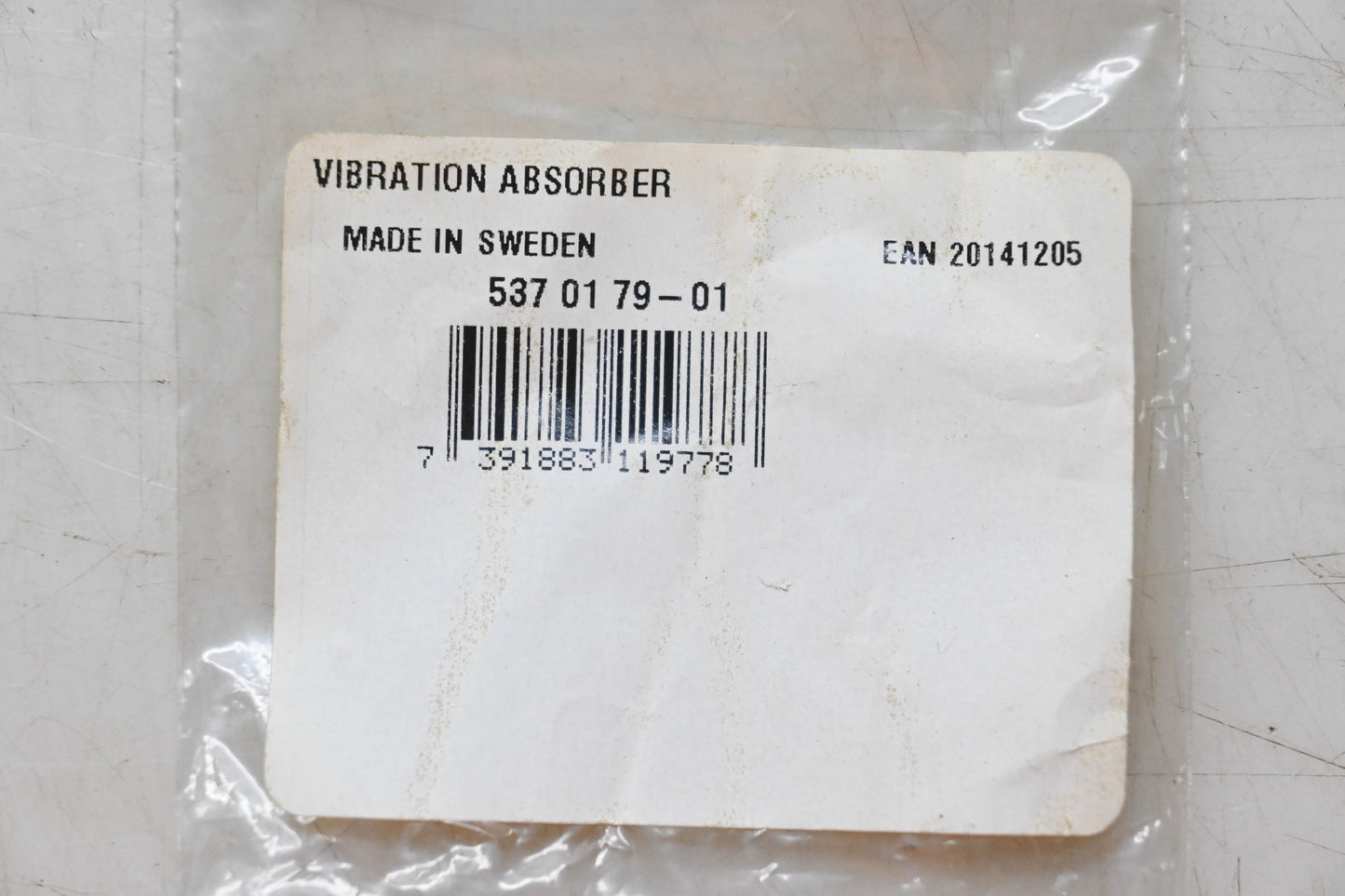 New OEM Husqvarna 537 01 79-01, 537017901 Vibration Absorber NOS