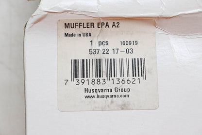 New OEM Husqvarna 537 22 17-03, 537221703 Muffler NOS
