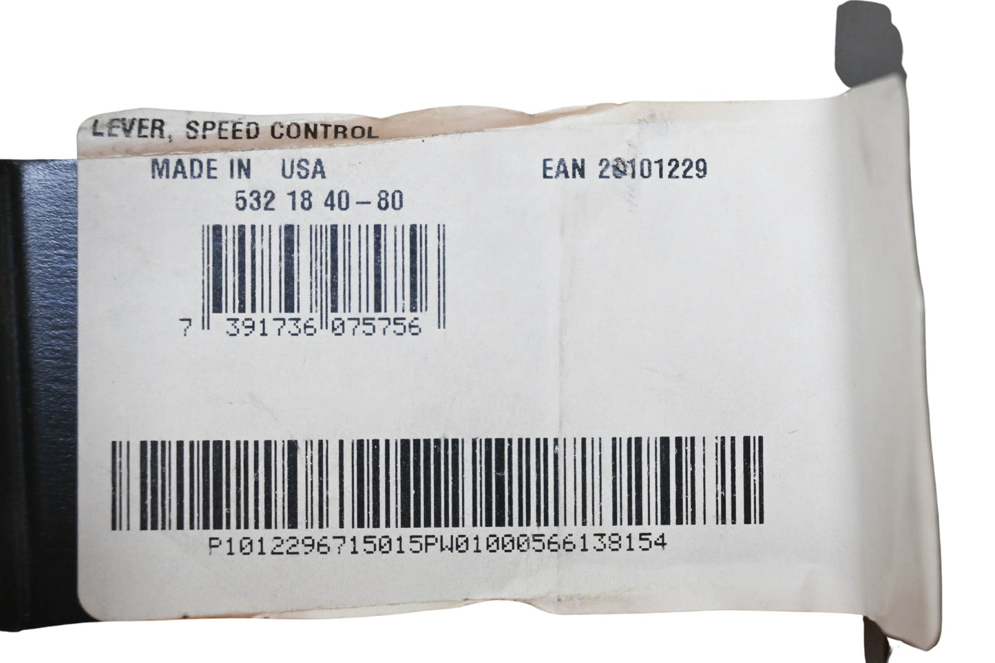 New OEM Husqvarna 532 18 40-80, 532184080, 178619 Speed Control Lever NOS