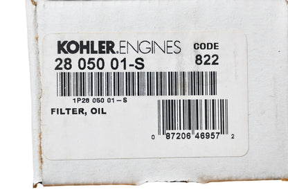 Kohler 28 050 01-S Oil Filter NOS