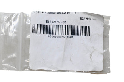 New OEM Husqvarna 585 69 15-01, 585691501 Hex Flange Lock Nuts Qty 2 NOS