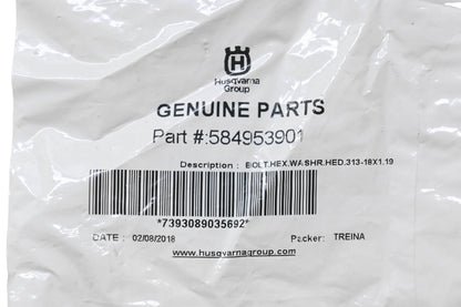 New OEM Husqvarna 584953901 Self-Tapping Bolts Qty 2 NOS
