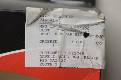 Ariens 79101900 Hub Cap Kit NOS