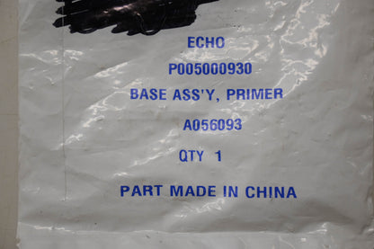 New OEM Echo A056093 Primer Base Assembly NOS