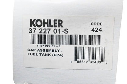 Kohler 37 227 01-S Fuel Tank Cap Assembly NOS