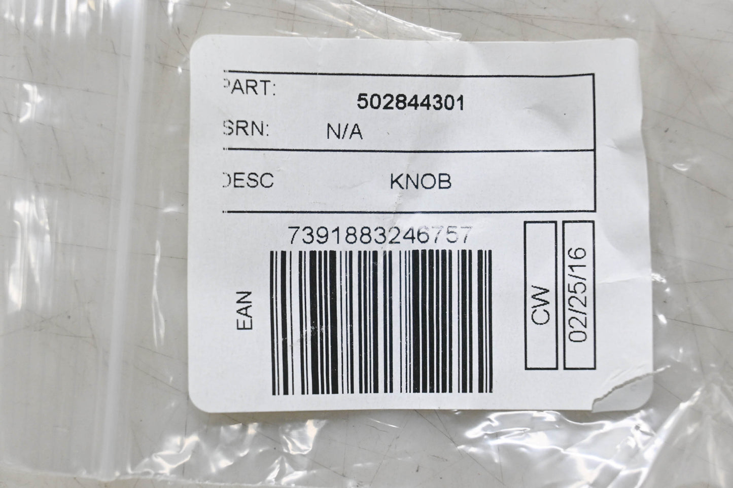 New OEM Husqvarna 502844301 Knob NOS