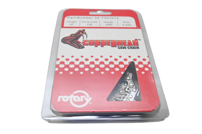 Rotary 34-7331072 Copperhead Saw Chain 18" .058" .325 NOS