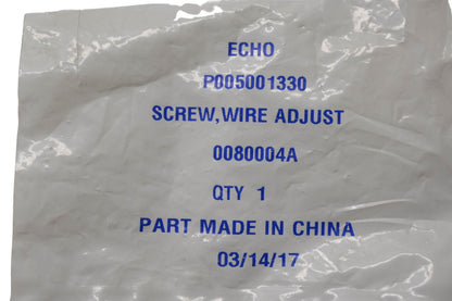 New OEM Echo P005001330 Wire Adjuster Screw NOS