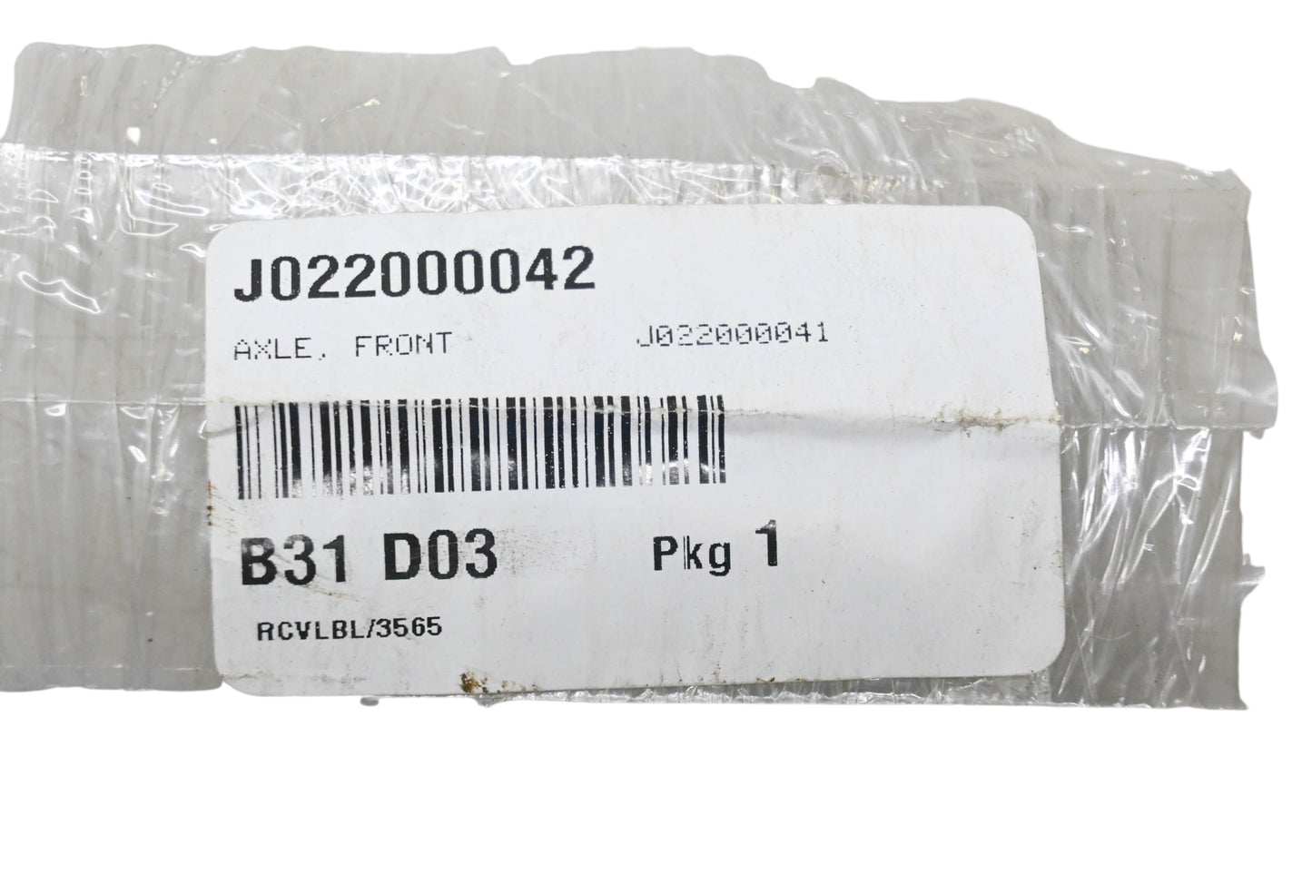 New OEM Echo J022000042 Front Axle NOS