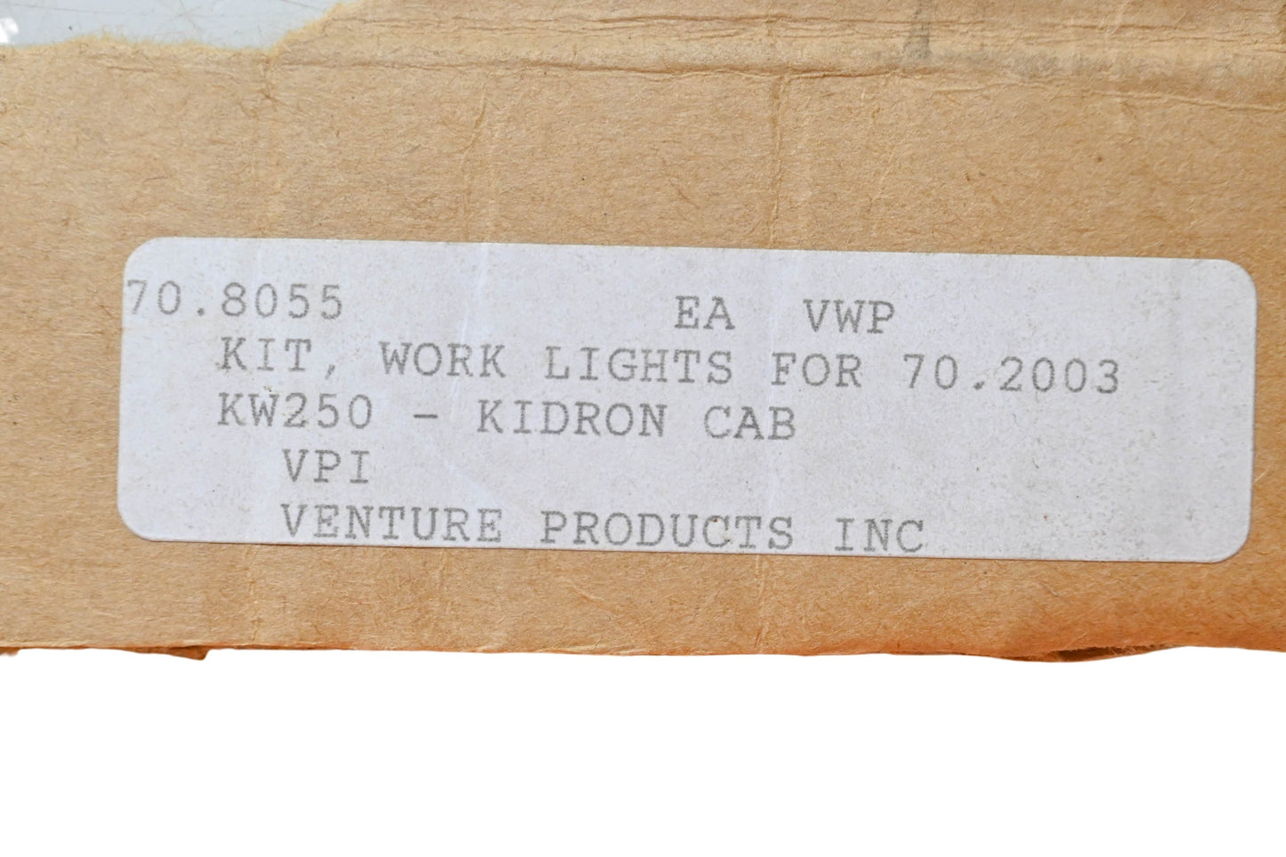 Ventrac 70.8055 Work Lights Kit NOS