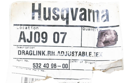 New OEM Husqvarna 532 40 96-00, 532409600 Draglink NOS