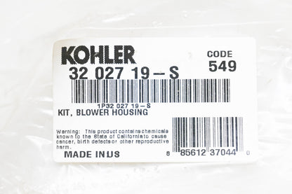 Kohler 32 027 19-S Blower Housing NOS