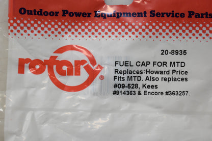 Rotary 20-8935, 8935, 09-528 Fuel Cap NOS