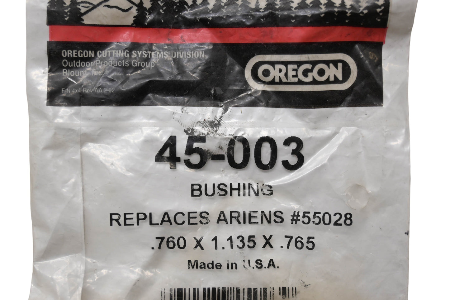 Oregon 45-003, 55028 Bushing NOS