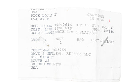 Ariens 06900616 Chute Lock Cable NOS