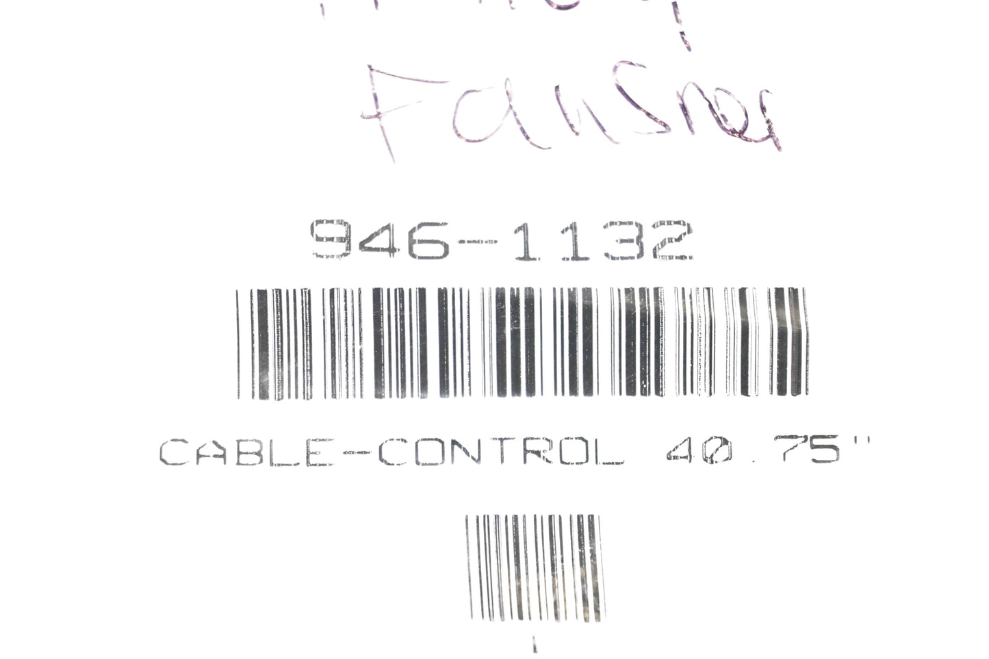 MTD 946-1132 Control Cable NOS