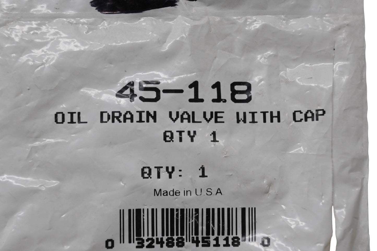 Oregon 45-118 Oil Drain Valve & Cap NOS