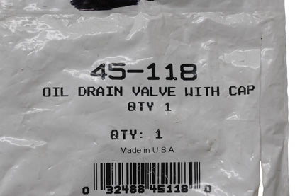 Oregon 45-118 Oil Drain Valve & Cap NOS
