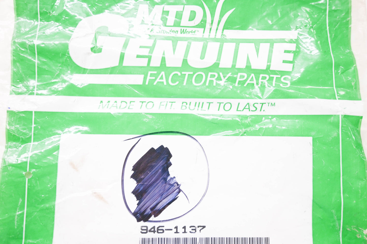 MTD 946-1137 Control Cable NOS
