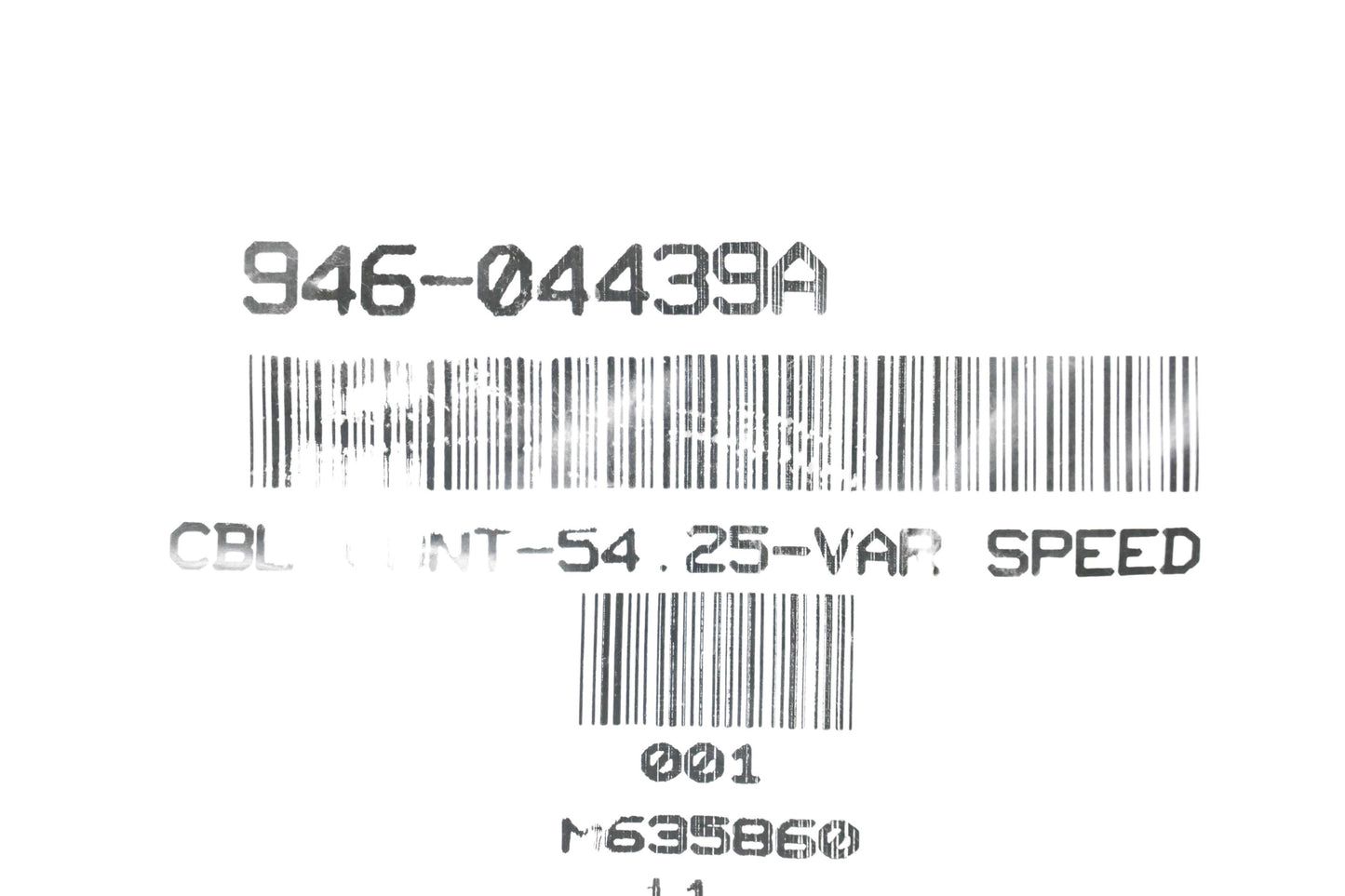 MTD 946-04439A Speed Selector Cable NOS
