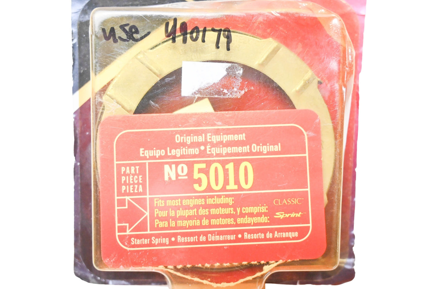 New OEM Briggs & Stratton 5010, 490179 Original Equipment Starter Spring NOS