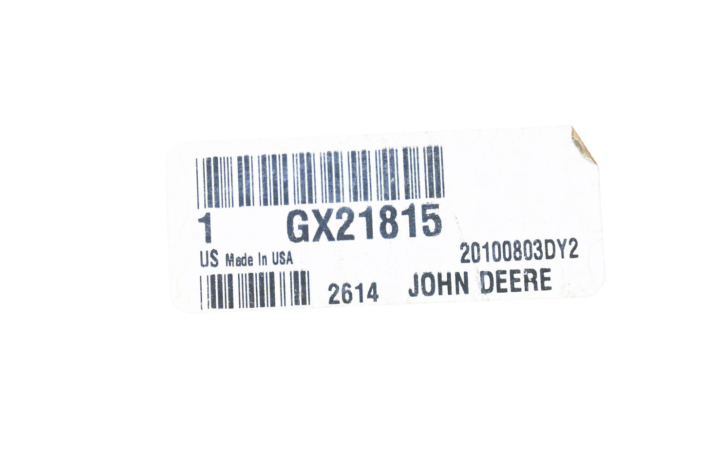 New OEM John Deere GX21815 Lawn Tractor Bumper NOS