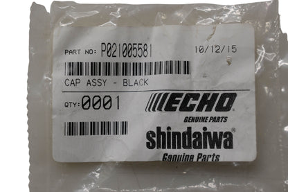New OEM Echo P021005581 Black Cap Assembly NOS