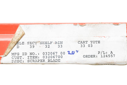 Ariens 03206700 Scraper Blade NOS