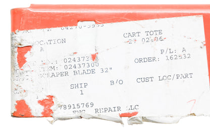 Ariens 02437300 Scraper Blade 32" NOS