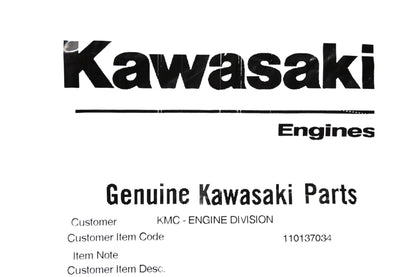 New OEM Kawasaki 110137034 Air Filter Element NOS