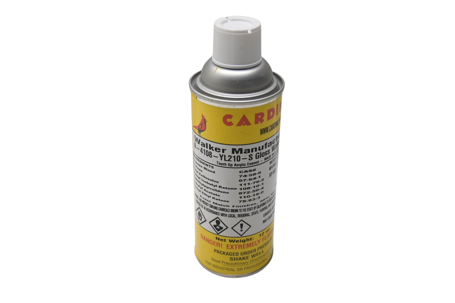 Cardinal Paint A-4108-YL210-S Gloss Walker Yellow Touch Up Acrylic Enamel NOS