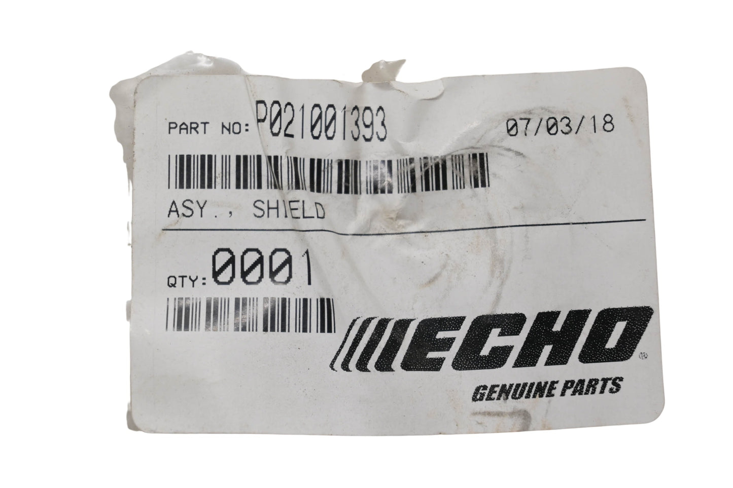 New OEM Echo P021001393 Shield Kit NOS