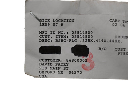 Ariens 05514500 Bushing NOS