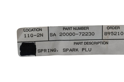 Shindaiwa 20000-72230 Spark Plug Spring NOS