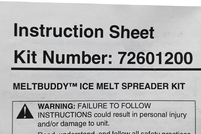 Ariens 72601200 Melt Buddy Ice Melt Spot Spreader Kit NOS