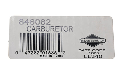 New OEM Briggs & Stratton 846082 Carburetor Kit NOS