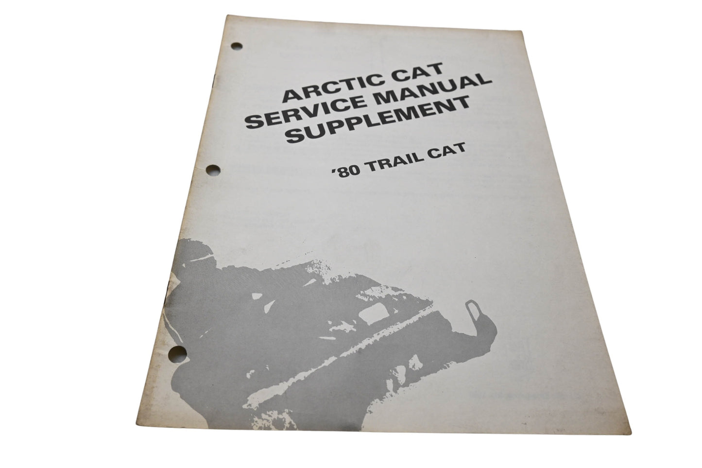 New OEM Arctic Cat 0153-332 Arctic Cat Service Manual Supplement '80 Trail Cat NOS