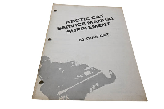 New OEM Arctic Cat 0153-332 Arctic Cat Service Manual Supplement '80 Trail Cat NOS