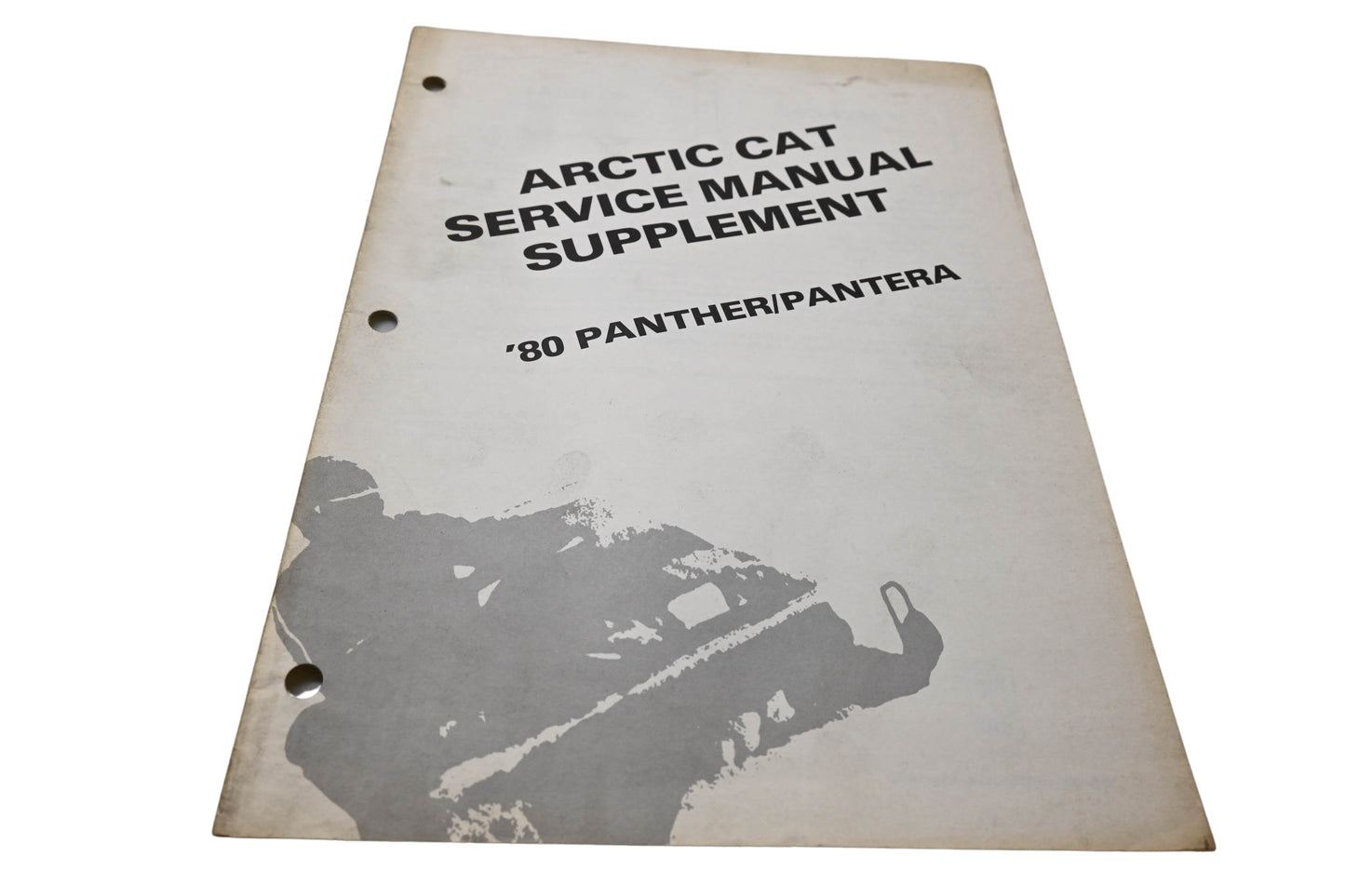 New OEM Arctic Cat 0153-333 Arctic Cat Service Manual Supplement '80 Panther Pantera NOS