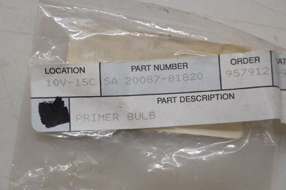 Shindaiwa 20087-81820, 12438012710 Primer Bulbs Qty 2 NOS