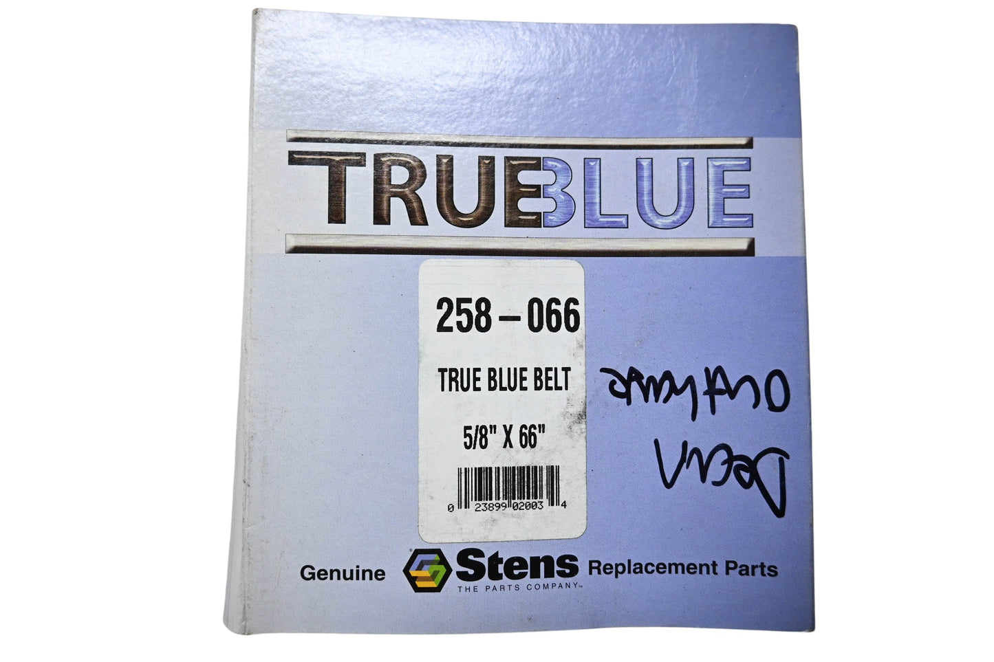 Stens 258-066 TrueBlue Belt 5/8"x66" NOS