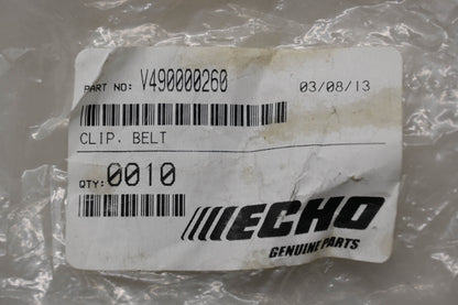 New OEM Echo V490000260 Belt Clip NOS